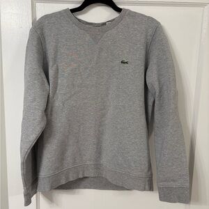 Lacoste Men's Light Gray Crewneck Sweater